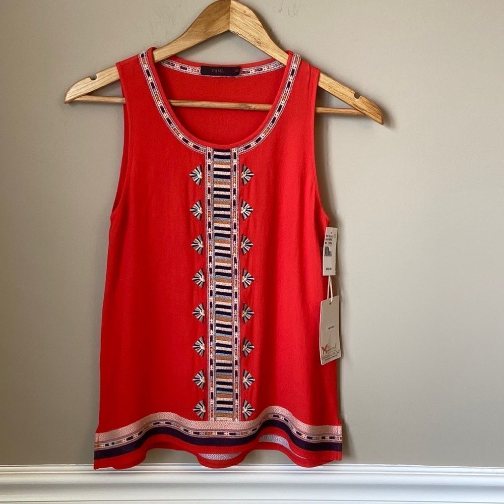 𝅺NWT Coral Thml Sleeveless Top -XS